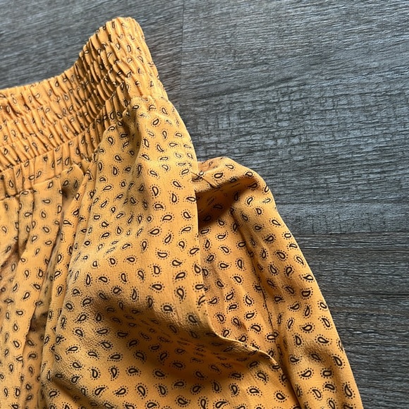 Vintage 80's Linda Allard for Ellen Tracy Silk Paperbag Waist Wide Leg Petite 4 - Picture 6 of 7